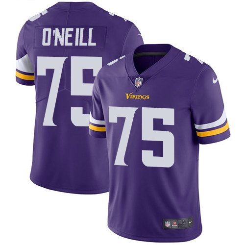  Vikings 75 Brian O'Neill Purple Vapor Untouchable Limited Jersey
