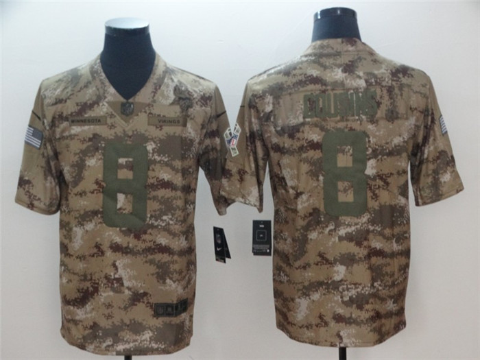  Vikings 8 Kirk Cousins Salute To Service Limited Jersey
