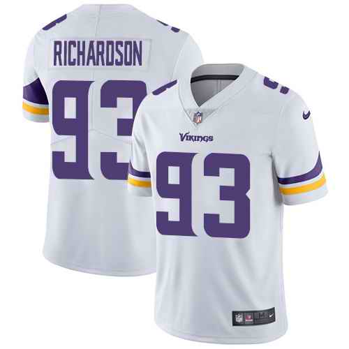  Vikings 93 Sheldon Richardson White Vapor Untouchable Limited Jersey