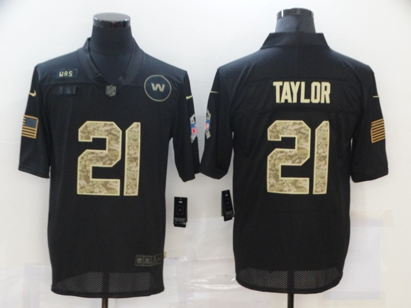 Nike Washington Football Team 21 Sean Taylor Black Camo Vapor Untouchable Limited Jersey