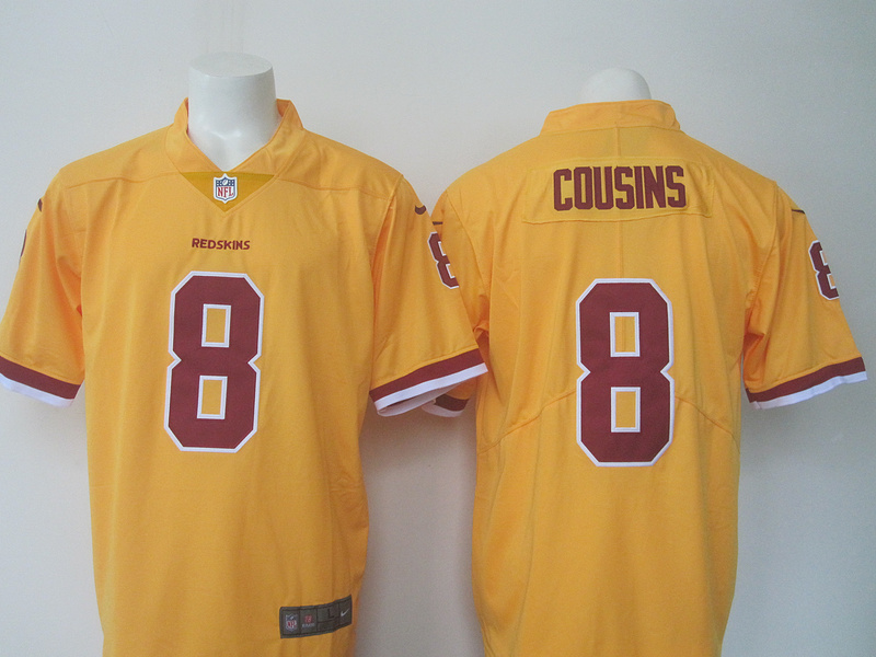  Washington Redskins 8 Kirk Cousins Limited Gold Rush NFL Jersey