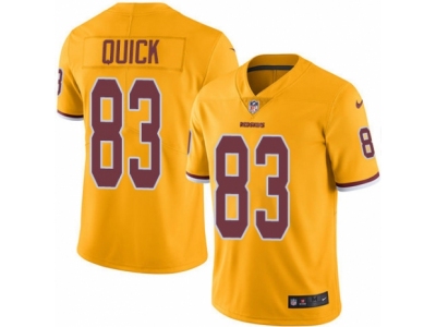  Washington Redskins 83 Brian Quick Limited Gold Rush NFL Jersey