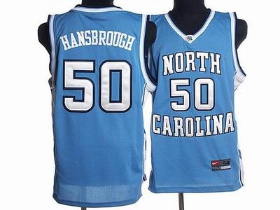 North Carolina #50 Tyler Hansbrough Embroidered blue