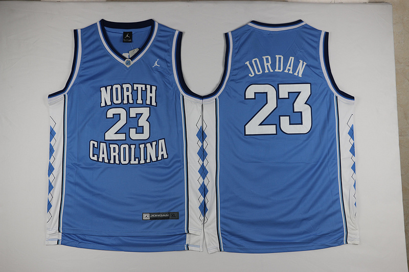 North Carolina 23 Michael jordan New Revolution 30 blue jersey