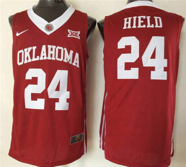 Oklahoma Sooners 24 Buddy Hield Red College Basketball Jersey