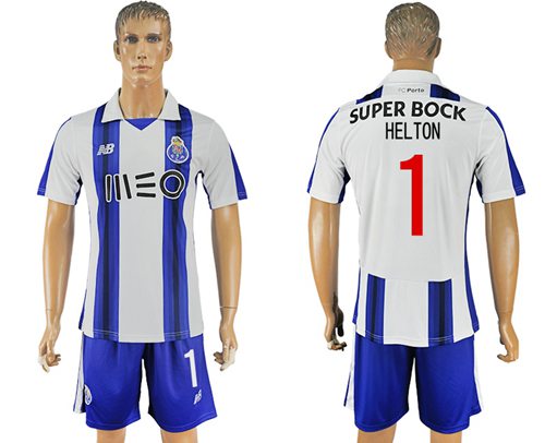 Oporto 1 Helton Home Soccer Club Jersey