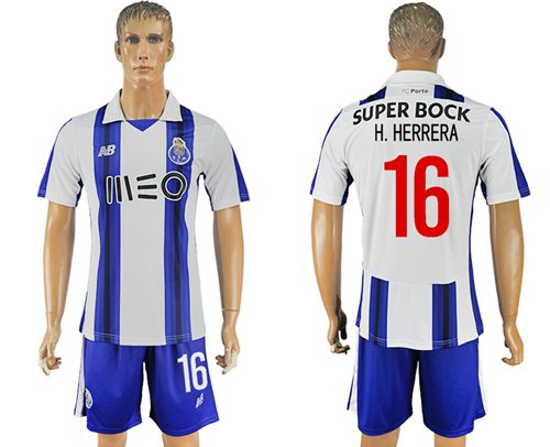Oporto 16 H Herrera Home Soccer Club Jersey