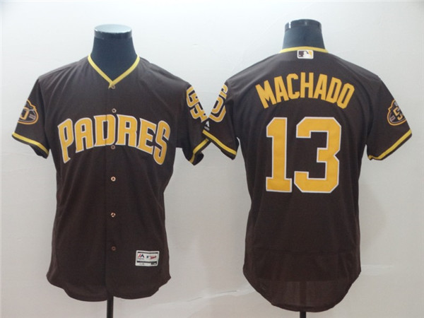 Padres 13 Manny Machado Black Flexbase Jersey