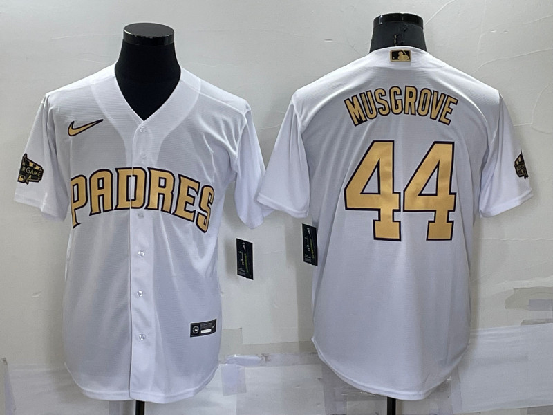 Padres 44 Joe Musgrove White Nike 2022 MLB All Star Cool Base Jersey