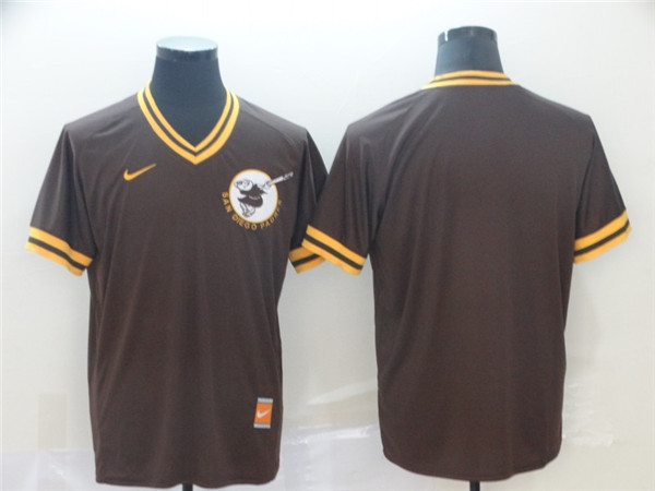Padres Blank Brown Throwback Jersey
