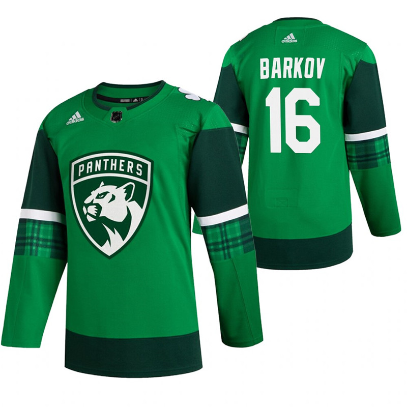 Panthers 16 Aleksander Barkov Green 2020 Adidas Jersey