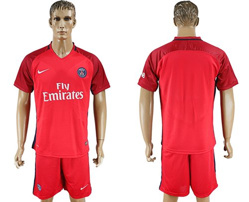 Paris Saint Germain Blank Red Soccer Club Jersey