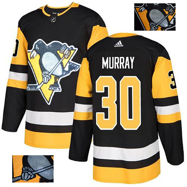 Penguins 30 Matt Murray Black Glittery Edition  Jersey