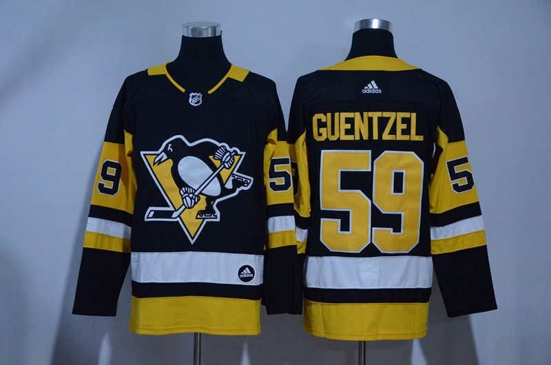 Penguins 59 Jake Guentzel Black  Jersey