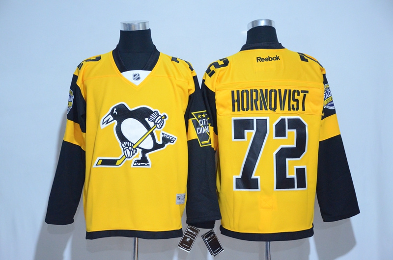 Penguins 72 Patric Hornqvist Gold 2017 Stadium Series Stitched NHL Jersey