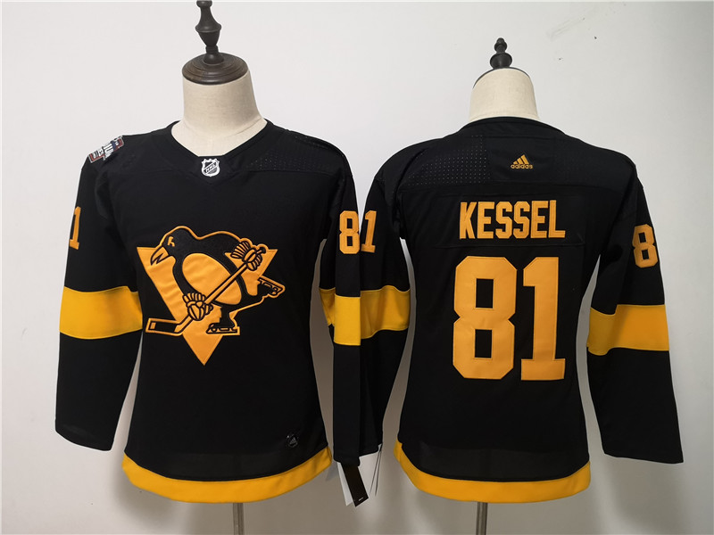 Penguins 81 Evgeni Kessel Black Women 2019 NHL Stadium Series Adidas Jersey