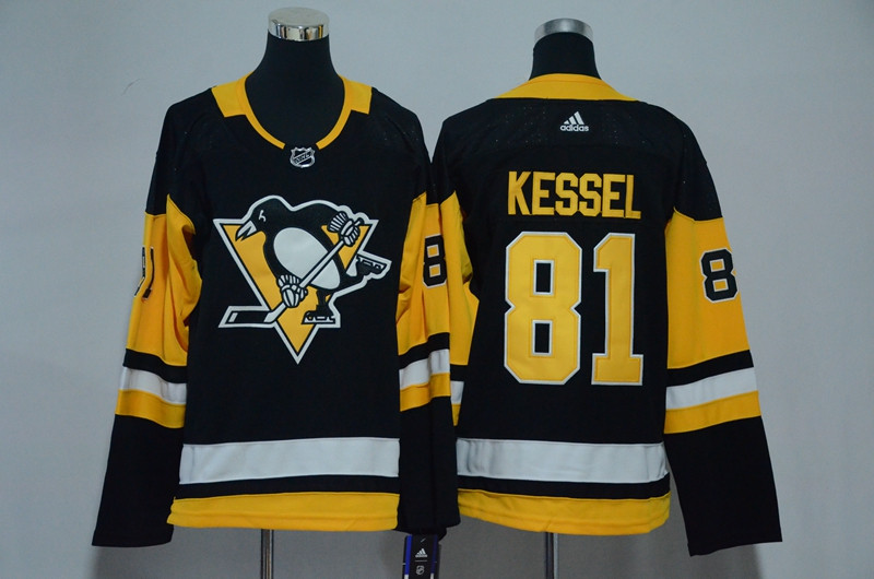 Penguins 81 Phil Kessel Black Youth  Jersey