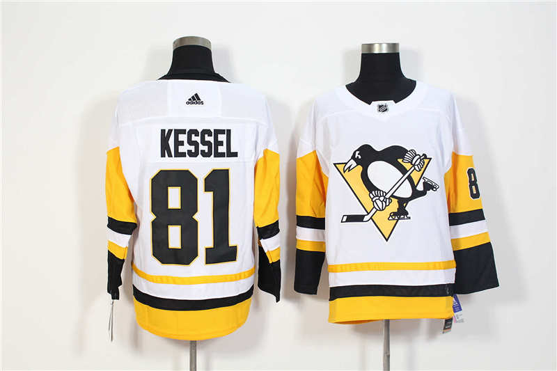 Penguins 81 Phil Kessel White  Jersey