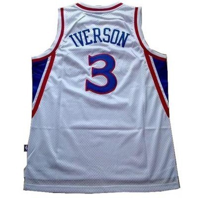 Philadelphia 76ers Allen Iverson 3 10thAnniversary Premium Edition Jersey