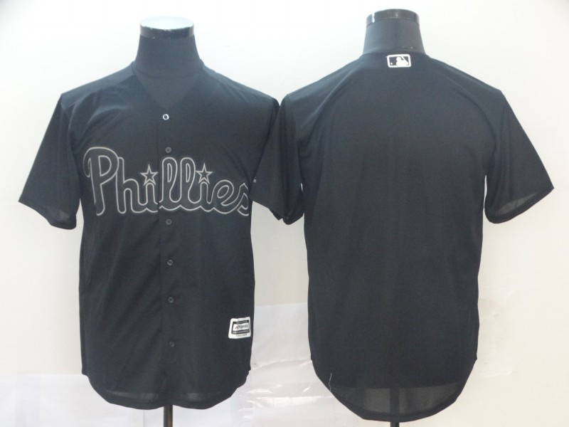 Phillies Blank Black 2019 Players' Weekend Authentic Player Jersey