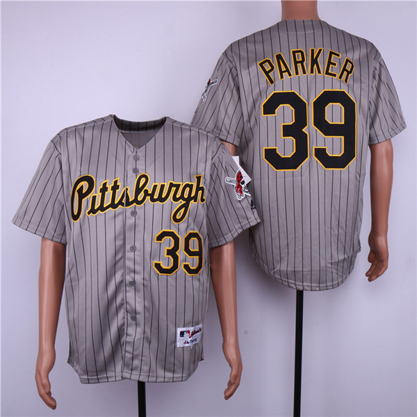 Pirates 39 Dave Parker Gray Cool Base Jersey