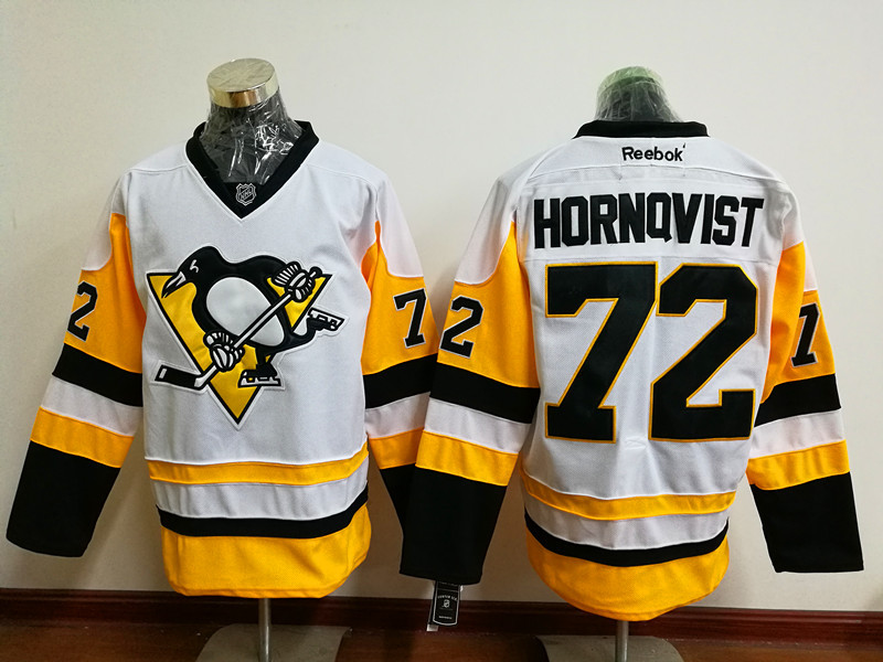 Pittsburgh Penguins 72 Patric Hornqvist White New Away Stitched NHL Jersey