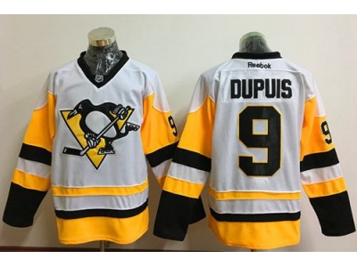 Pittsburgh Penguins 9 Pascal Dupuis White New Away Stitched NHL Jersey