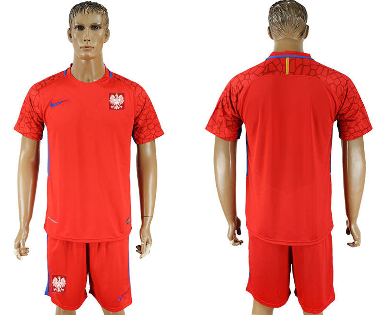 Poland Red Goalkeeper 2018 FIFA World Cup Soccer Jersey