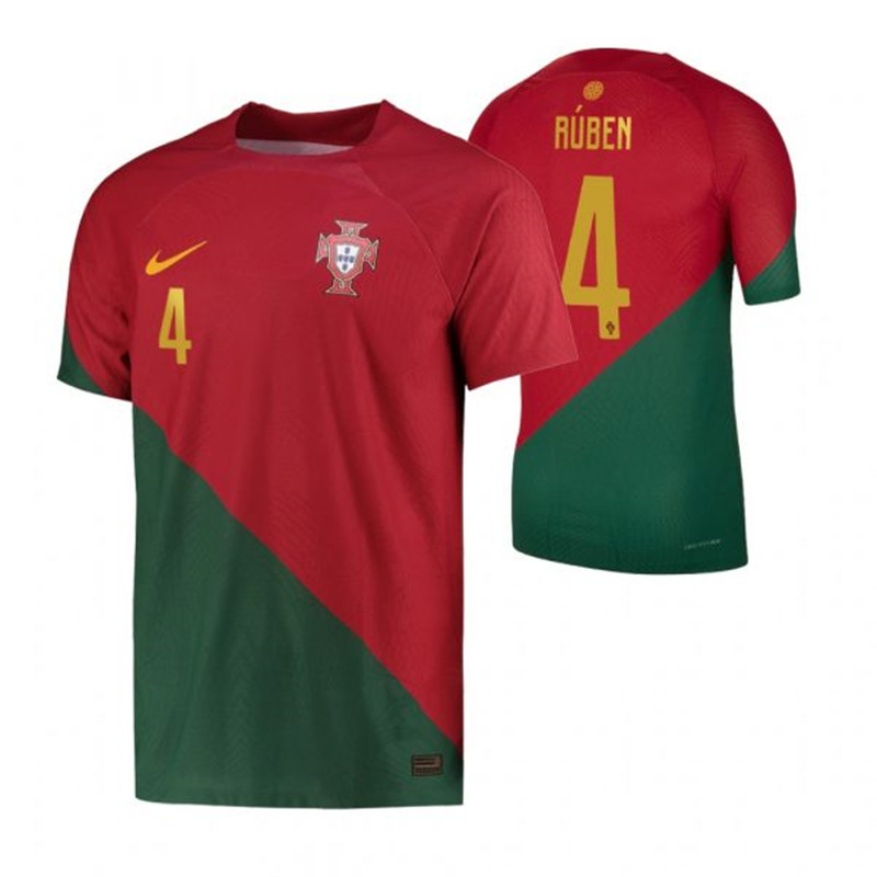 Portugal 4 RUBEN Home 2022 FIFA World Cup Thailand Soccer Jersey