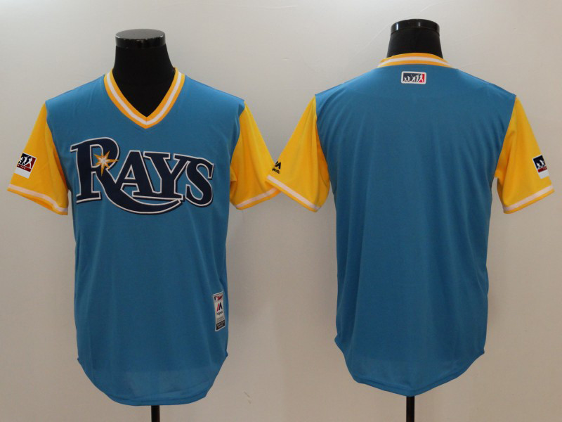 Rays Light Blue 2018 Players' Weekend Authentic Team Jersey