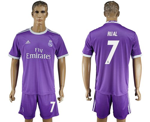 Real Madrid 7 Rual Away Soccer Club Jersey