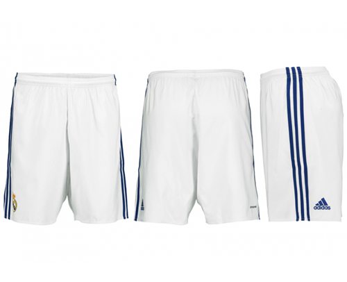 Real Madrid Blank White Home Shorts