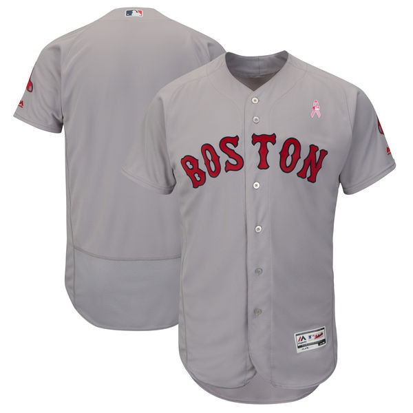 Red Sox Blank Gray 2018 Mother's Day Flexbase Jersey