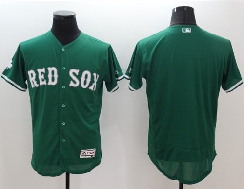 Red Sox Blank Green Celtic Flexbase Authentic Collection Stitched MLB Jersey