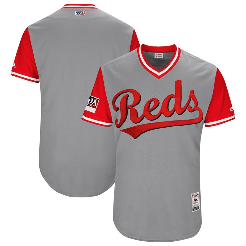 Reds Gray 2018 Players' Weekend Authentic Team Jersey