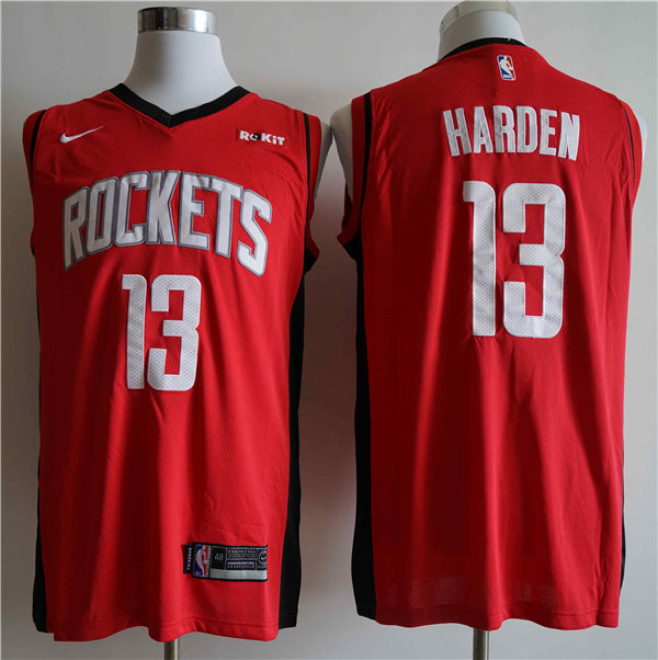 Rockets 13 James Harden Red Nike Swingman Jersey