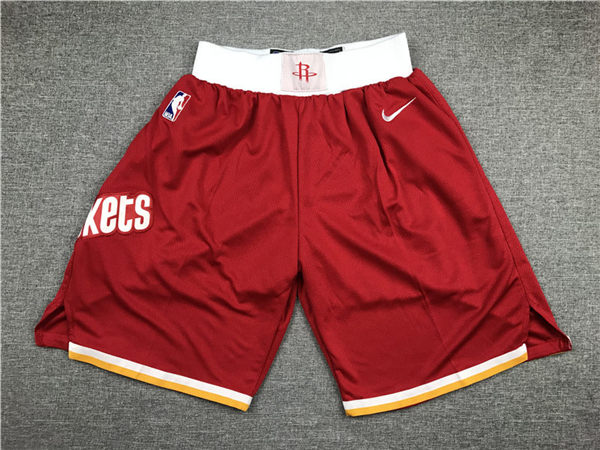 Rockets Red Nike Retro Swingman Shorts