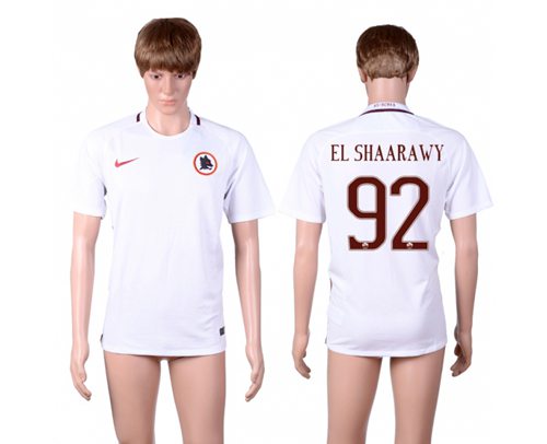 Roma 92 El Shaarawy Away Soccer Club Jersey