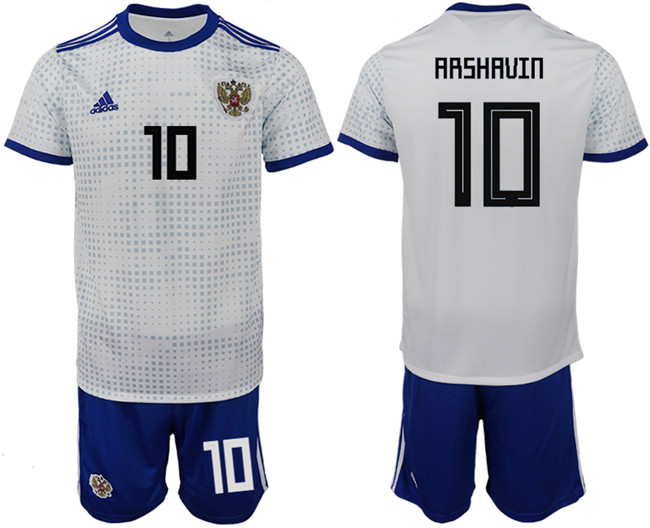 Russia 10 ARSHAVIN Away 2018 FIFA World Cup Soccer Jersey