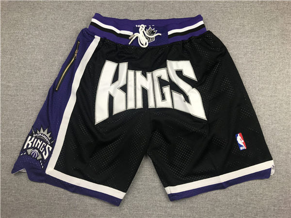 Sacramento Kings Black Pockets Swingman Shorts