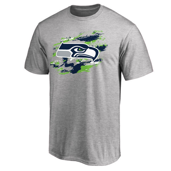 Seattle Seahawks NFL Pro Line True Color T Shirt Heathered Gray