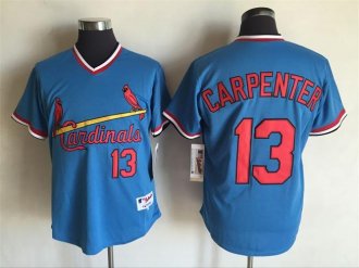 St. Louis Cardinals Mens Jerseys 13 Matt Carpenter Throwback Baseball Jersey