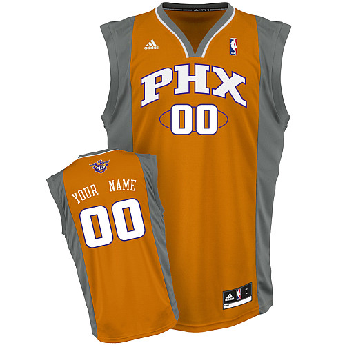 Suns Personalized Authentic Orange NBA Jersey