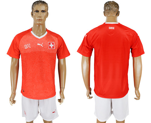 Switzerland Home 2018 FIFA World Cup Soccer Jersey