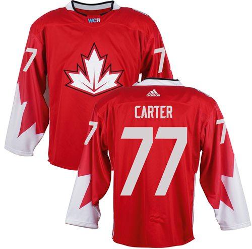 Team Canada 77 Jeff Carter Red 2016 World Cup Stitched NHL Jersey