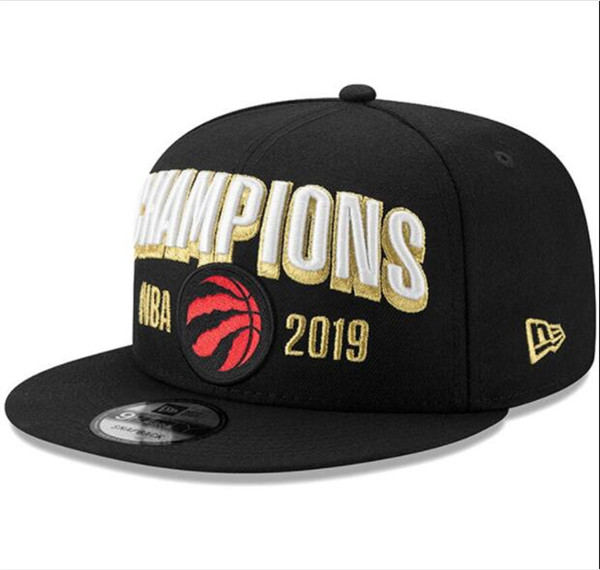 Toronto Raptors Black 2019 Finals hats