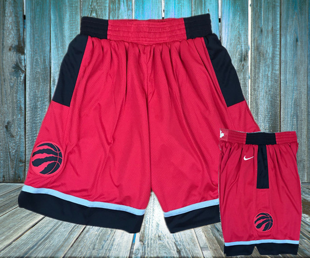 Toronto Raptors Red  Swingman Shorts