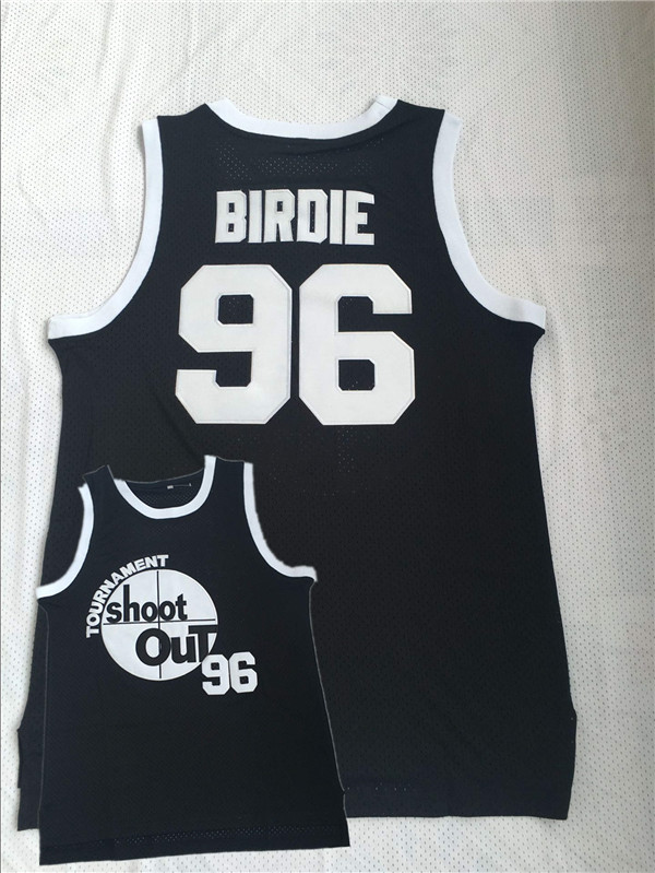 Tournament ShootOut 96 Birdie Black Throwback Movie Basketball Jersey