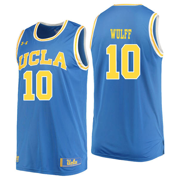 UCLA Bruins 10 Isaac Wulff Blue College Basketball Jersey