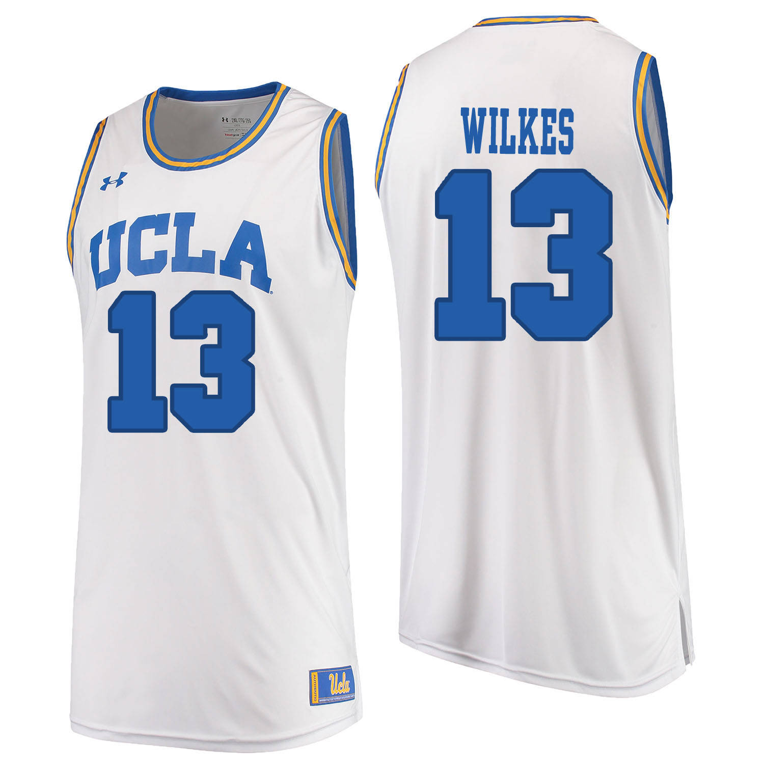 UCLA Bruins 13 Kris Wilkes White College Basketball Jersey